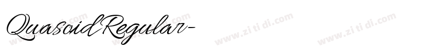 Quasoid Regular字体转换 Quasoid Regular字体转换